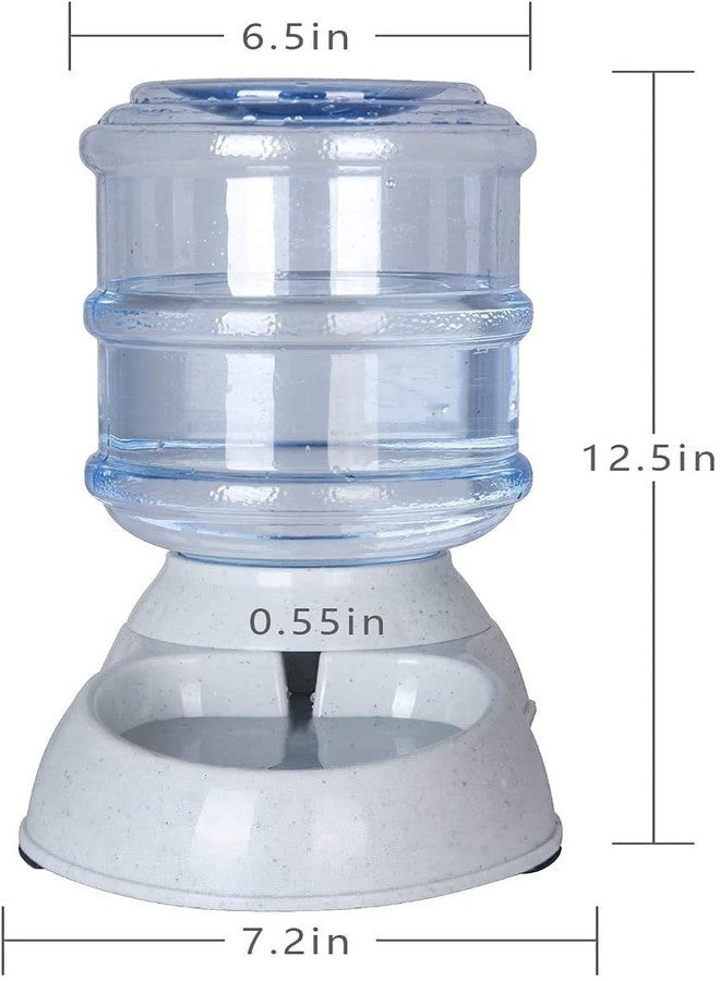 PURAM Pet Waterer for Dog Cat Animal Automatic Water Drinking Dispenser 3.5L Fountain Bottle Bowl Dish Set of 1 pcs - Image 3